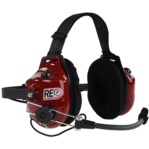 Racing Electronics Platinum Plus Headset - 2 Way, 1 Talk, 1 Scanner Port, Over The Head