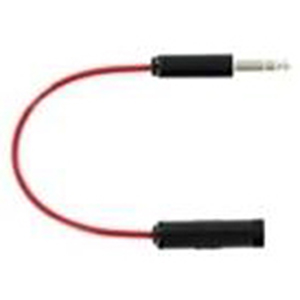 Racing Electronics Helmet Adapter, 3 Conductor Male To 4 Conductor Female, Straight Cord