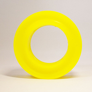 RE Suspension 80A Yellow 1" Tall Spring Rubber For Standard 2.5" Spring