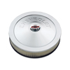 Chevy 14 Classic Air Cleaner Kit W/ Bowtie Center Nut. 3 Tall Air Filter.