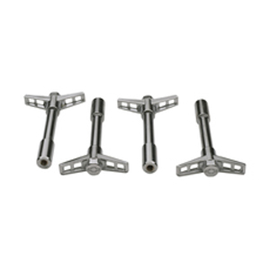 Chevy Bowtie Emblem Chrome Valve Cover Wing Nuts. Chevy S/B, B/B & V6. 4 Per Package