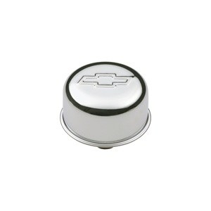 Chevy Bowtie Emblem Push-In Air Breather Cap, 3 Diameter.