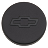 Chevy Bowtie Emblem Push-In Oil Filler Cap, Black Crinkle