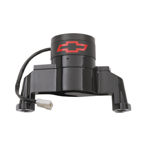 Proform Electric Water Pump, Small Block Chevy with Red Bowtie, Black