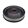 Super Light Aluminum Air Cleaner Kit 14 Black, Red Chevy Bowtie Emblem