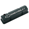 Chevrolet & Bowtie Emblem Die-Cast Valve Covers, Slant-Edge, Raised Emblem, Chevy S/B V8, 1958-1986, Green
