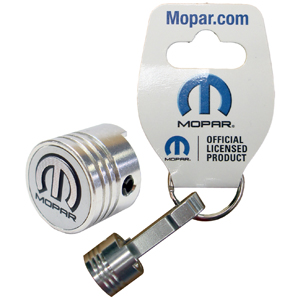 Mopar® Emblem Collectible Piston Rod Keychain, 1 Pc