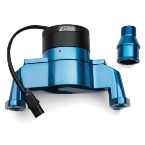 Proform Electric Water Pump, Small Block Chevy, Blue Epoxy Coated Finish