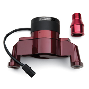 Proform Electric Water Pump, Small Block Chevy, Red Epoxy Coated Finish