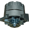 100% New, Natural Finish Alternator, Gm 1973-86, Internal Regulator.