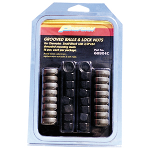 Grooved Balls & Nuts. Fits Most Stamped Rockers. 3/8 X 24 Thread Studs.