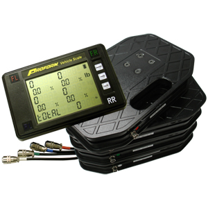 5000Lb Vehicle Weighing Scale: 4-Pad System, 1250Lbs Per Pad