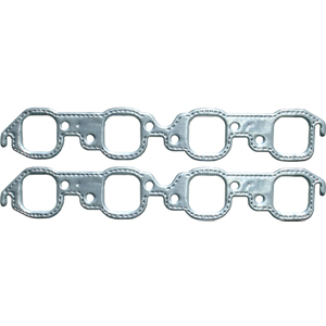 Chevy B/B Aluminum Header Gasket Kit, Round Port