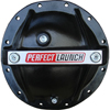 Rear End Cover, Gm, 12 Bolt, Aluminum, Black, Perfect Launch Logo