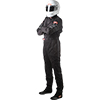 RaceQuip 110 Series Racing Suit, SFI-1, Black, Size 2X-Large