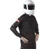 RaceQuip 110 Series Racing Jacket, SFI-1, Black, Size Large