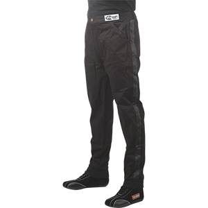 RaceQuip 110 Series Racing Pants, SFI-1, Black, Size Small