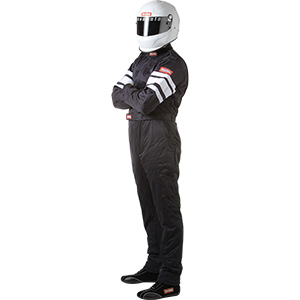 RaceQuip 120 Series Driving Suit, SFI-5, Black, Size Xx-Large