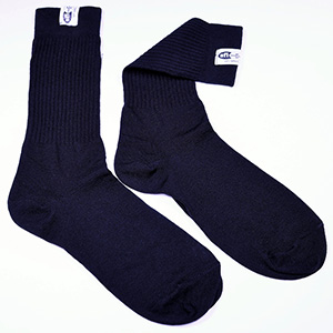 RaceQuip SFI 3.3 Fire Retardant Socks Small, Shoe Size 6-7, Black