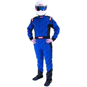 RaceQuip Chevron-1 Suit SFI-1, Blue, Size X-Large