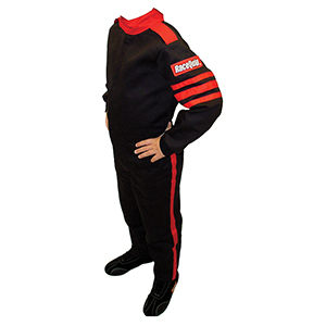 RaceQuip SFI-1 Jr Pants Black Trim, Kids Small