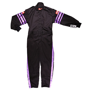 RaceQuip SFI-1 Jr Suit Purple Trim, Size Kids Small