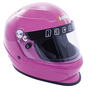 RaceQuip Pro Youth Jr Kids Full-Face Model SFI 24.1 Auto Racing Helmet: Hot Pink