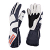 RaceQuip SFI-5 Driving Glove, Gray/Black, Outseam W/Closure, Size 2X-Large