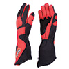 RaceQuip SFI-5 Driving Glove, Red/Black, Long Angle Cut, Size 2X-Large