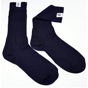 RaceQuip SFI 3.3 Fire Retardant Socks, Black, Size 2X-Large 14-15