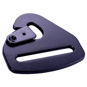 RaceQuip Snap Hook End Seat Belt Mounting Hardware; Fits 2 Inch Belts