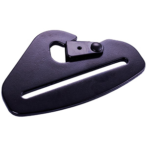RaceQuip Snap Hook End Seat Belt Mounting Hardware; Fits 3 Inch Belts