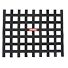 RaceQuip Ribbon Style Race Car Window Net, Black