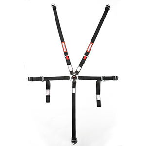 RaceQuip Junior Racing Harness, 5-Point, Black