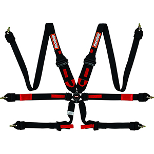 RaceQuip FIA 6 Point Camlock Harness Set, 3" to 2" HANS/FHR Shoulders
