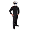 RaceQuip Chevron-5 Suit, SFI-5, Size XL, Black