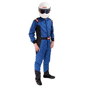 RaceQuip Chevron-5 Suit SFI-5, Size Medium-Tall, Blue