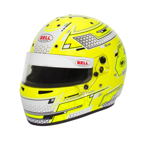 Bell Racing RS7-K STAMINA ANTHRACITE/YELLOW MED (58-59) FIA8878-2024/K2025