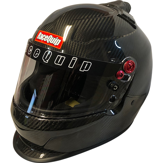 RaceQuip Side Air Full Face Helmet PRO20 Series Snell SA2020 Rated Gloss White 