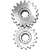 10 Spline Sportsman Series Gear Set 01 Teeth 28/28