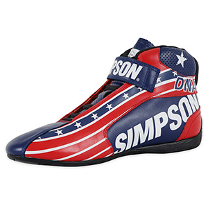 Simpson DNA X2 Driving Shoe, Patriot, Size 8