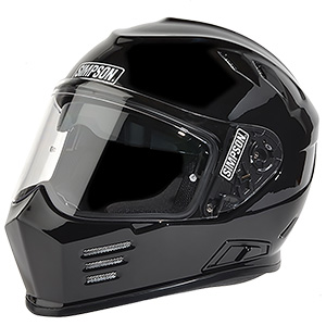 Simpson Motorcycle Ghost Bandit Helmet, Black, Size X-Small