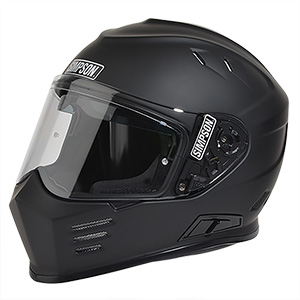 Simpson Motorcycle Ghost Bandit Helmet, Matte Black, Size Medium