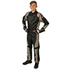 Simpson Standard Kart Suit One-Piece Large Black Poly 0102381