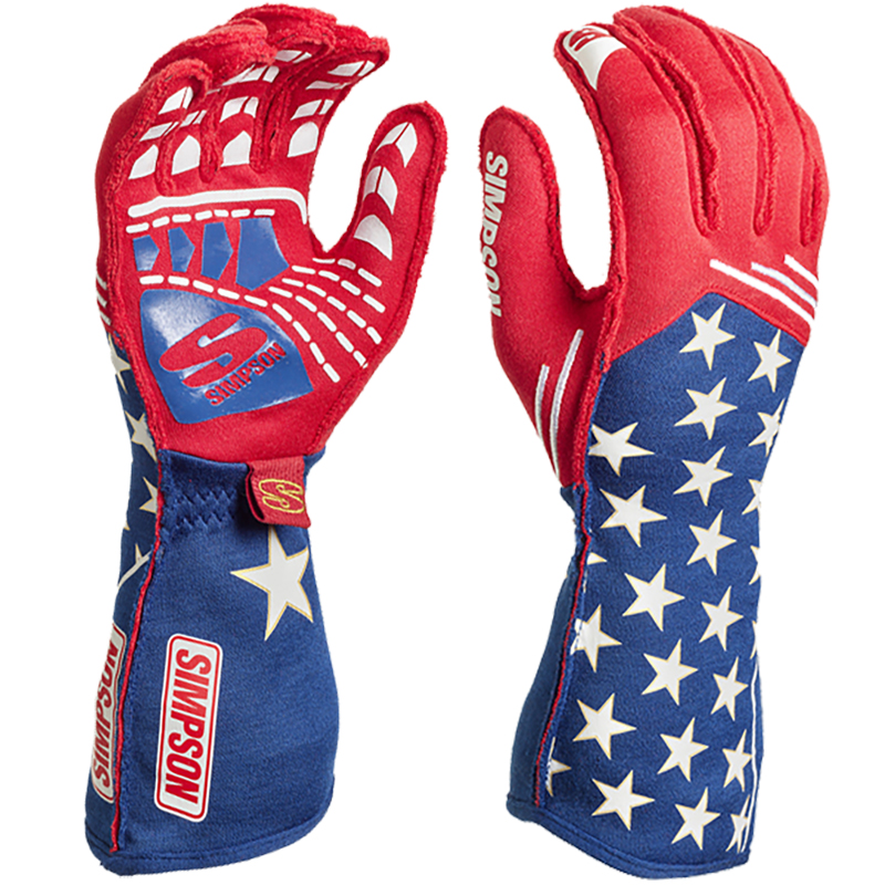 Simpson Liberty Racing Gloves, Large | Behrents.com