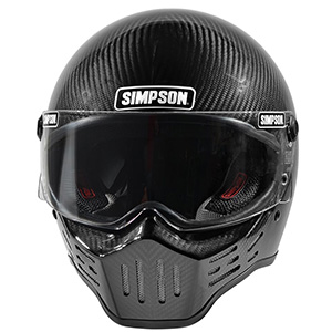 Simpson Motorcycle M30 Helmet, Carbon, Size Medium