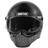 Simpson Motorcycle M30 Helmet, Carbon, Size Medium