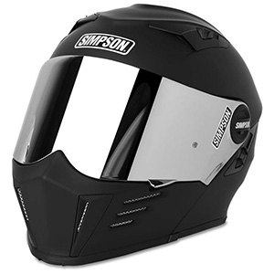 Simpson Motorcycle Mod Bandit Helmet, Matte Black, Size X-Large