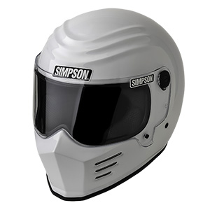 Simpson Motorcycle Outlaw Bandit Helmet, White, Size Medium