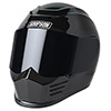 Simpson Motorcycle Speed Bandit Helmet, Black, Size X-Small